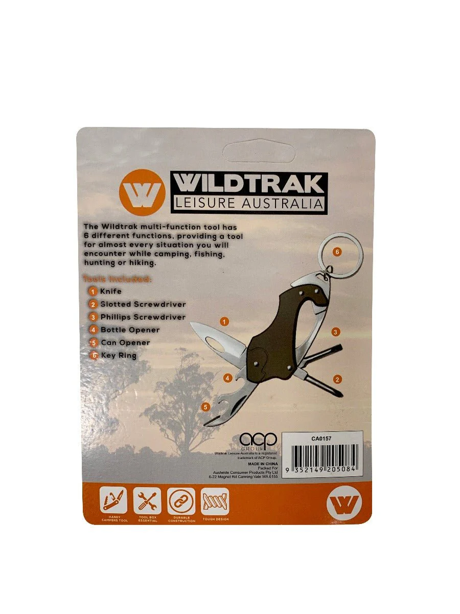 6 in 1 Multi Function Tool Key Ring with Army Knife - Image 6