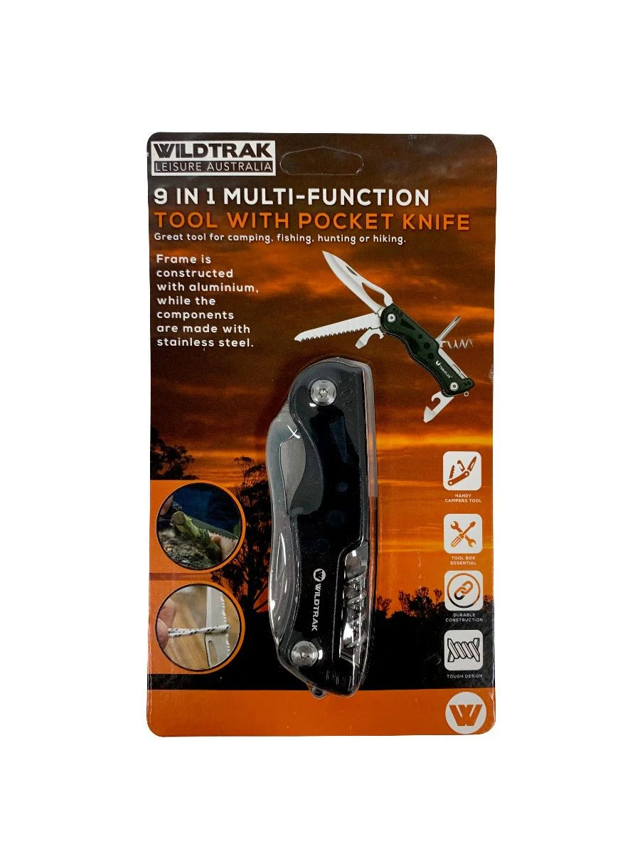 9 in 1 Multi Function Tool with Pocket Knife - Image 7