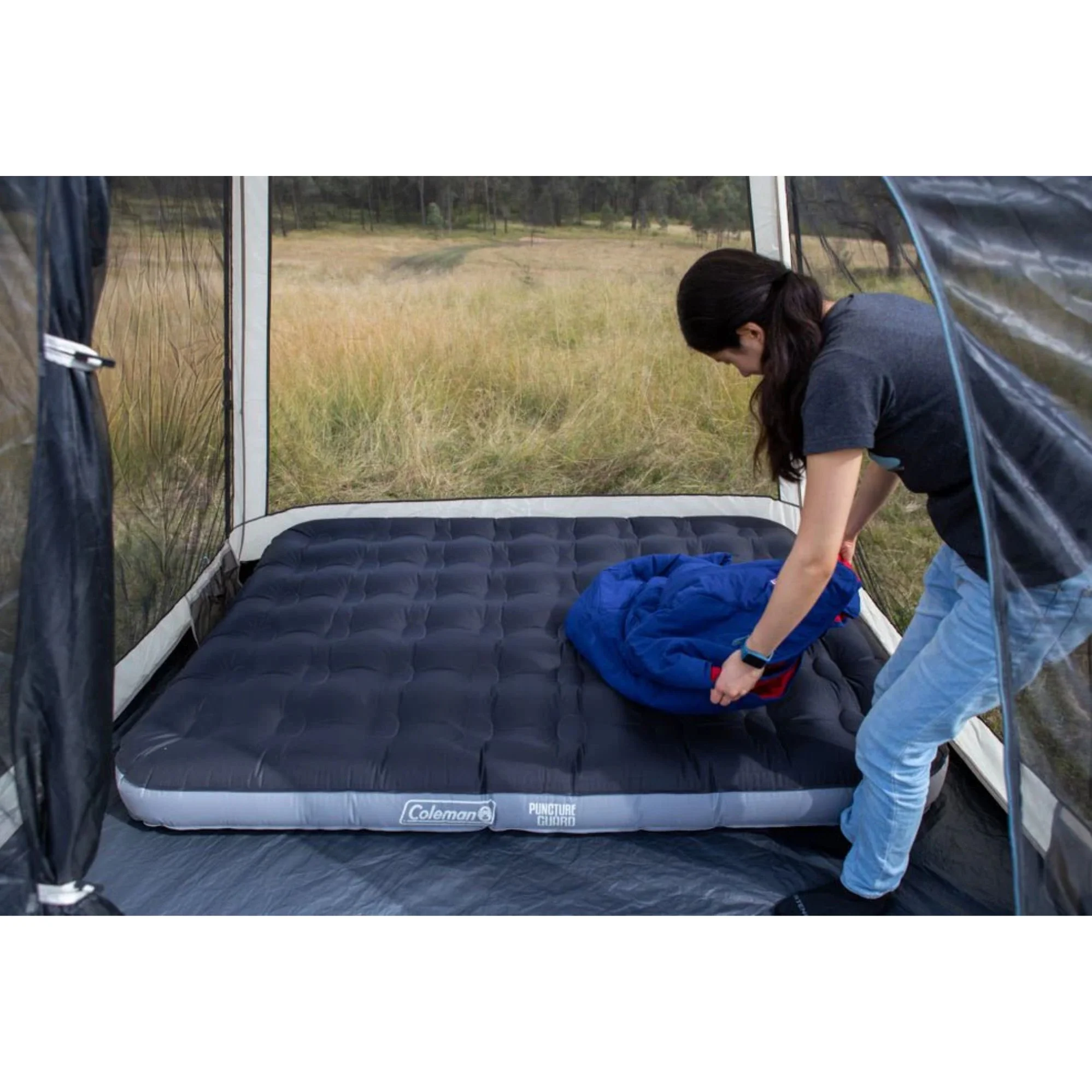 Queen All Terrain Air Mattress, Single Height, Coil Construction, Puncture Guard Bonded Fabric - Image 4