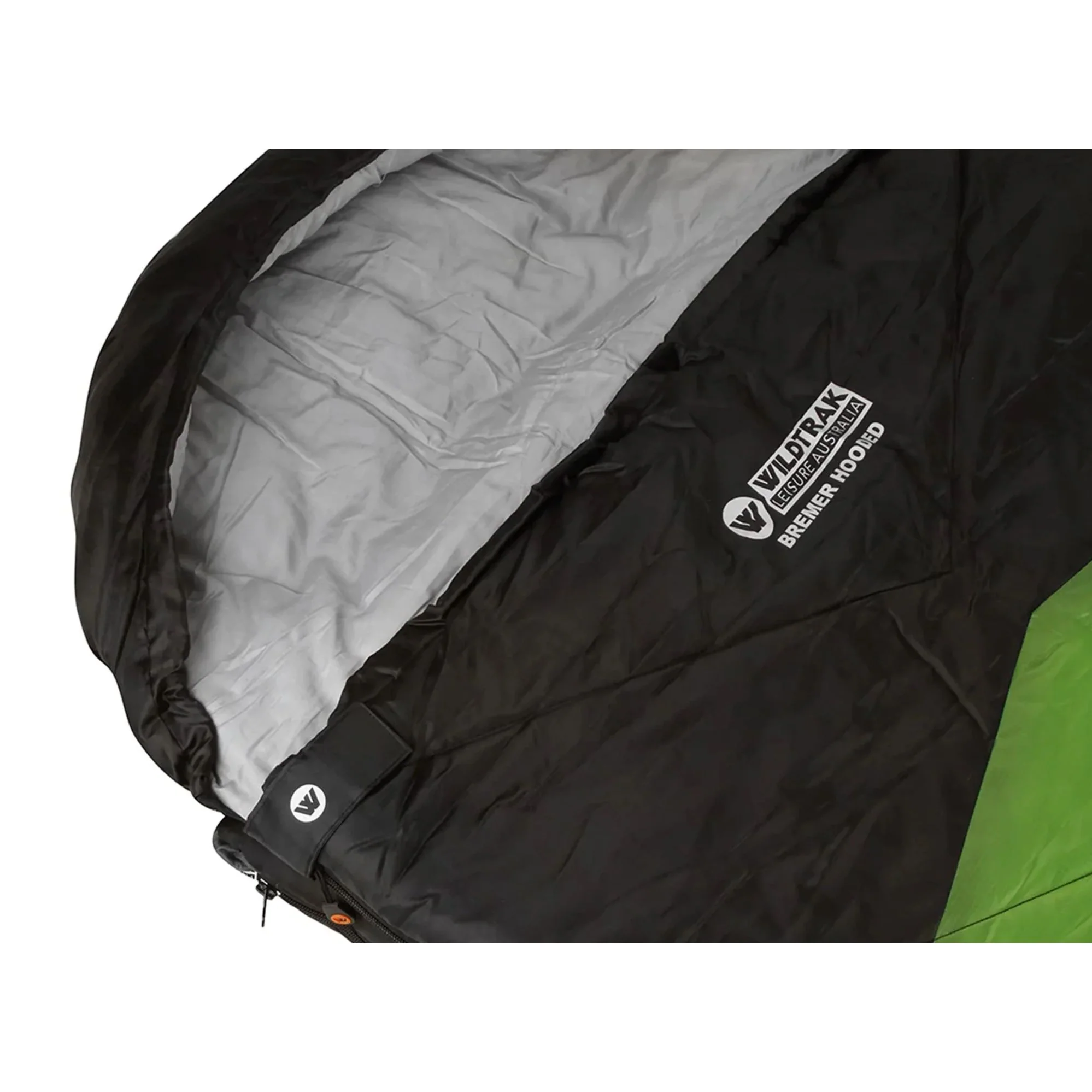 Bremer KIDS Youth Hooded Sleeping Bag, 0-5°C, Breathable Lining, Ripstop Fabric, Auto Lock Zips, Sewn-in Storage Pocket, Sewn-through Construction, Hanging Loop, Storage Bag, 65x170cm - Image 3