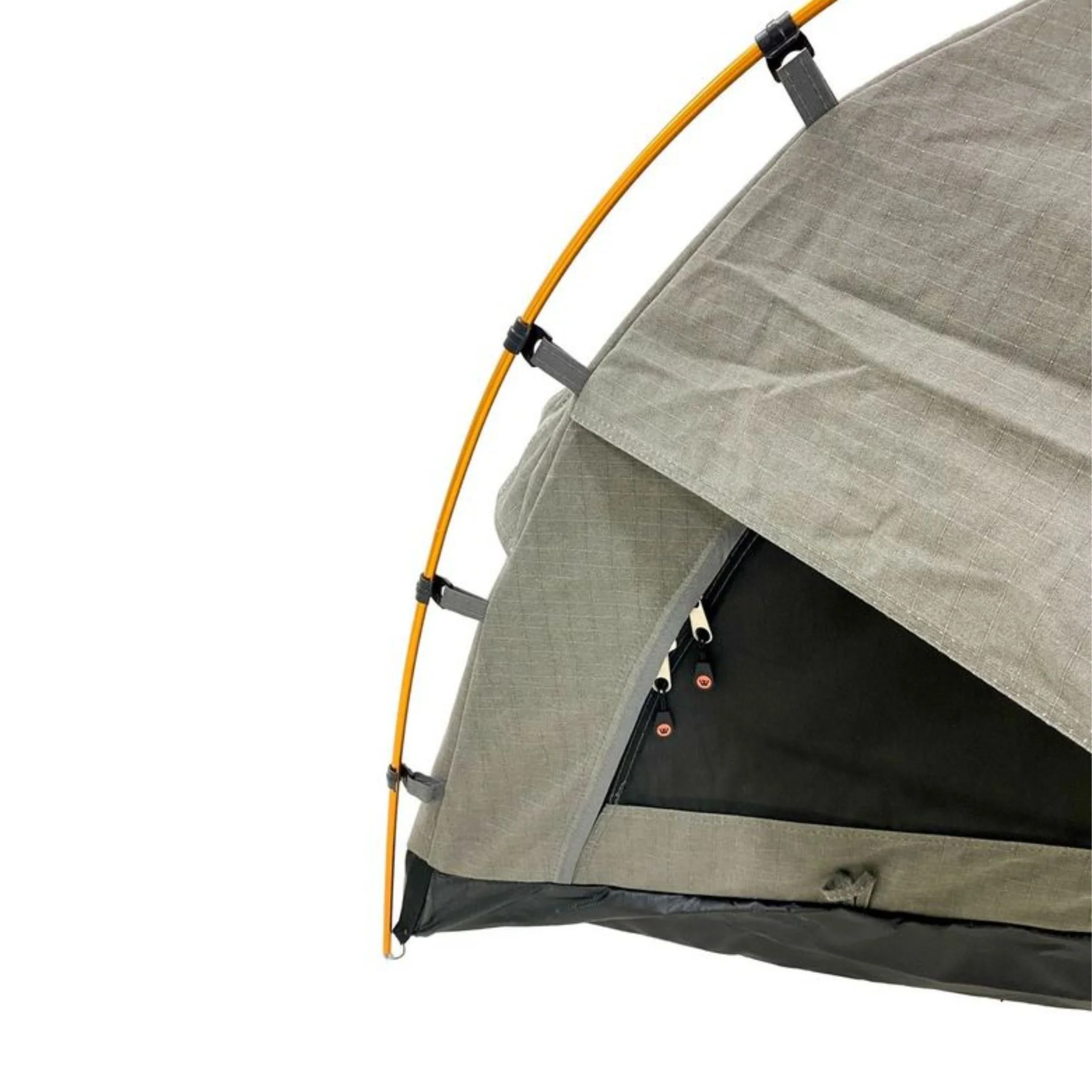 Double Trakker Easy Setup Swag 420gsm Heavy Duty Ripstop Canvas, Ultra Fine Mesh, Aluminium Poles, High Density Foam Mattress, Weatherproof, Durable, Carry Bag with Handles 145x210cm - Image 6