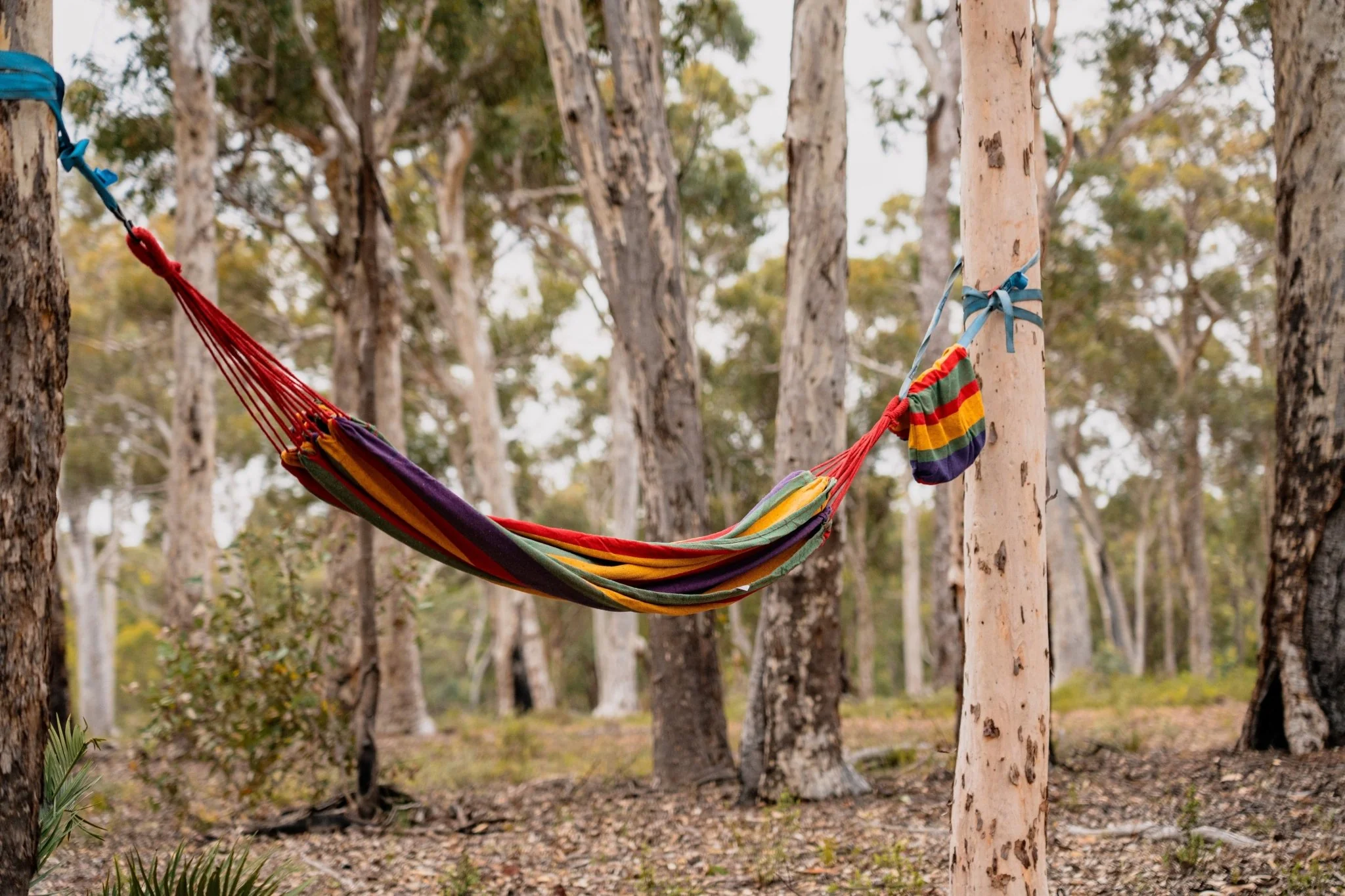 DOUBLE TRAVEL HAMMOCK WITH CARRY BAG 200x150cm - Image 4