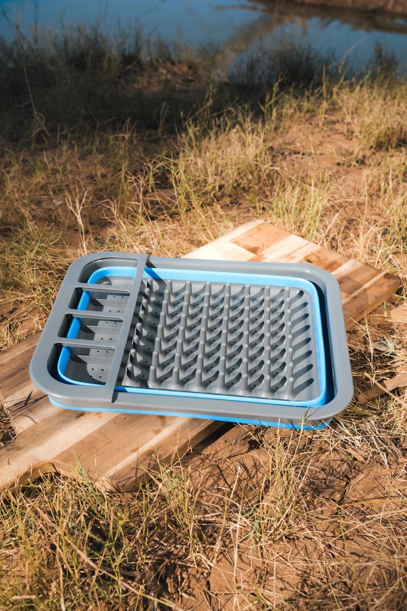 Collapsible 9 Litre Dish Rack 36.5x31.5x13cm - Image 3