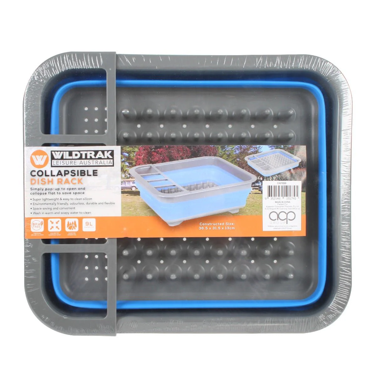 Collapsible 9 Litre Dish Rack 36.5x31.5x13cm - Image 4