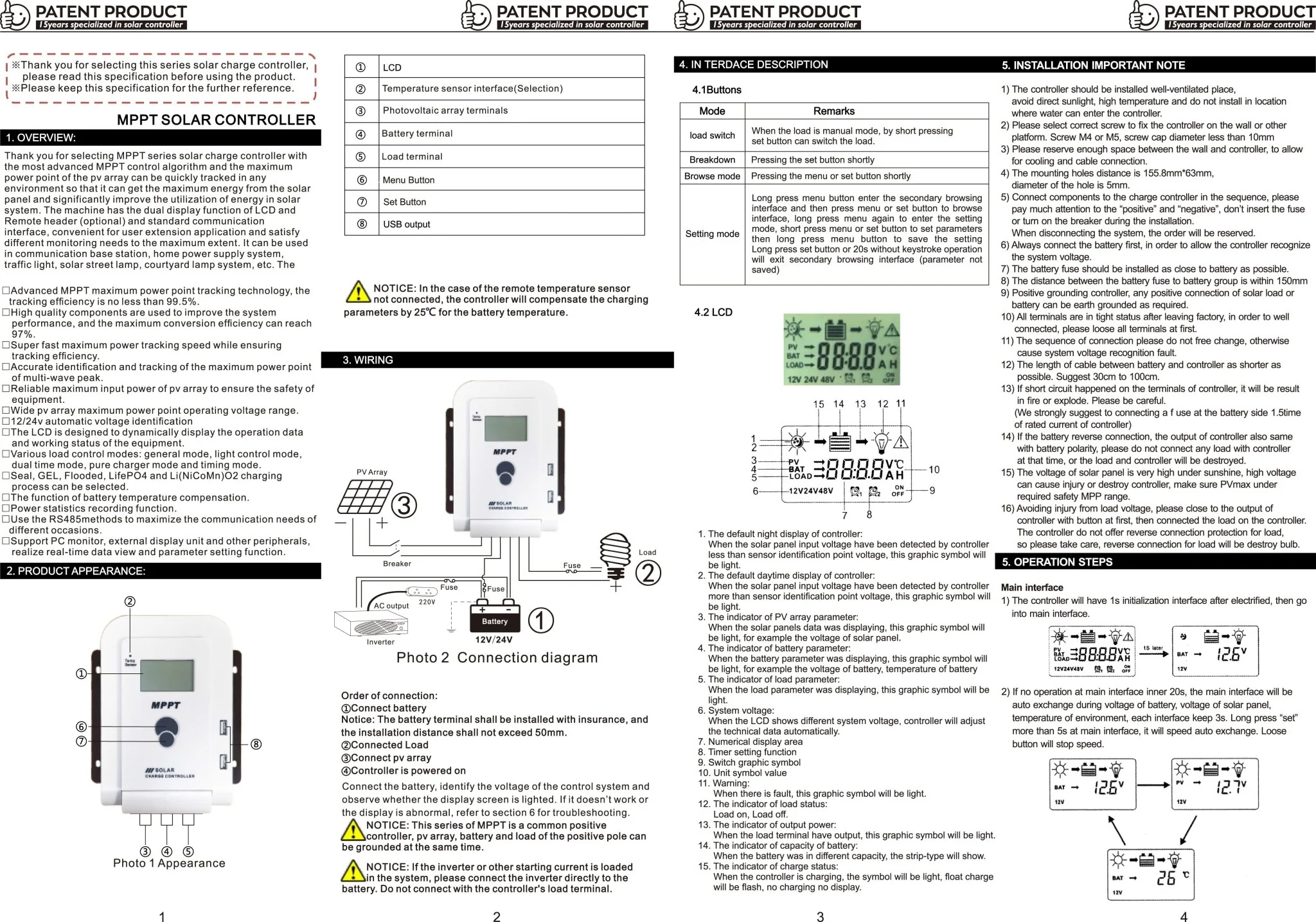 Wildtrak 160W Folding A-Grade Monocrystalline & Aluminium Solar Panel with Bag - Image 12