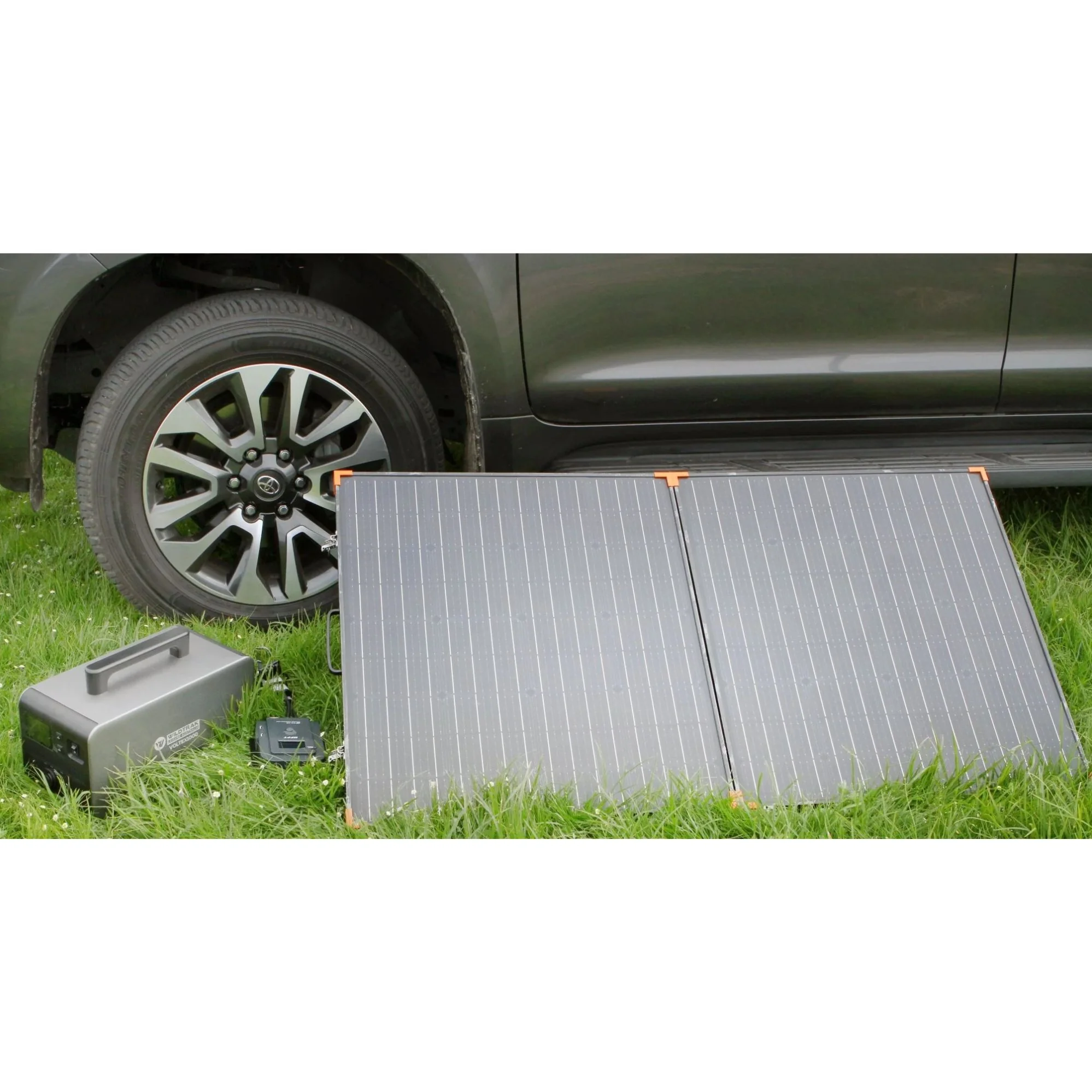 Wildtrak 160W Folding A-Grade Monocrystalline & Aluminium Solar Panel with Bag - Image 4