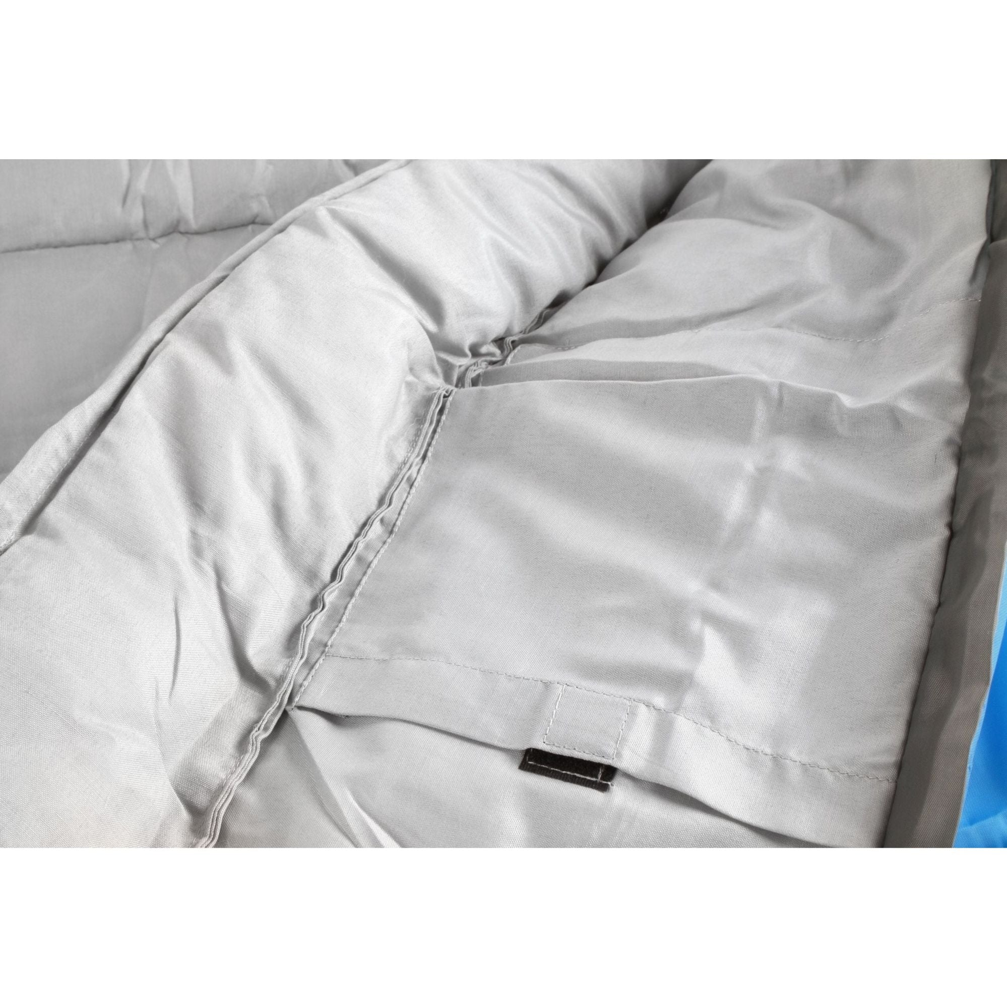 Gascoyne Twin Hooded Sleeping Bag, 5-10°C, Single or Double, Breathable Lining, Polyester Ripstop Outer, Auto Lock Zips, Sewn-in Storage Pocket, Hanging Loop, Storage Bag, 70x230cm - Image 3