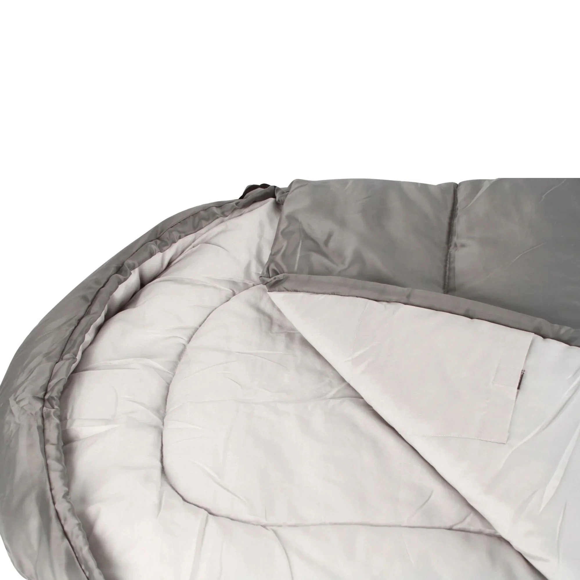 Gibb Hooded Sleeping Bag, 10-15°C, Breathable Lining, Auto Locking Zip, Sewn-through Construction, Sewn in Pocket, Hanging Loop (70 x 215cm) - Image 3