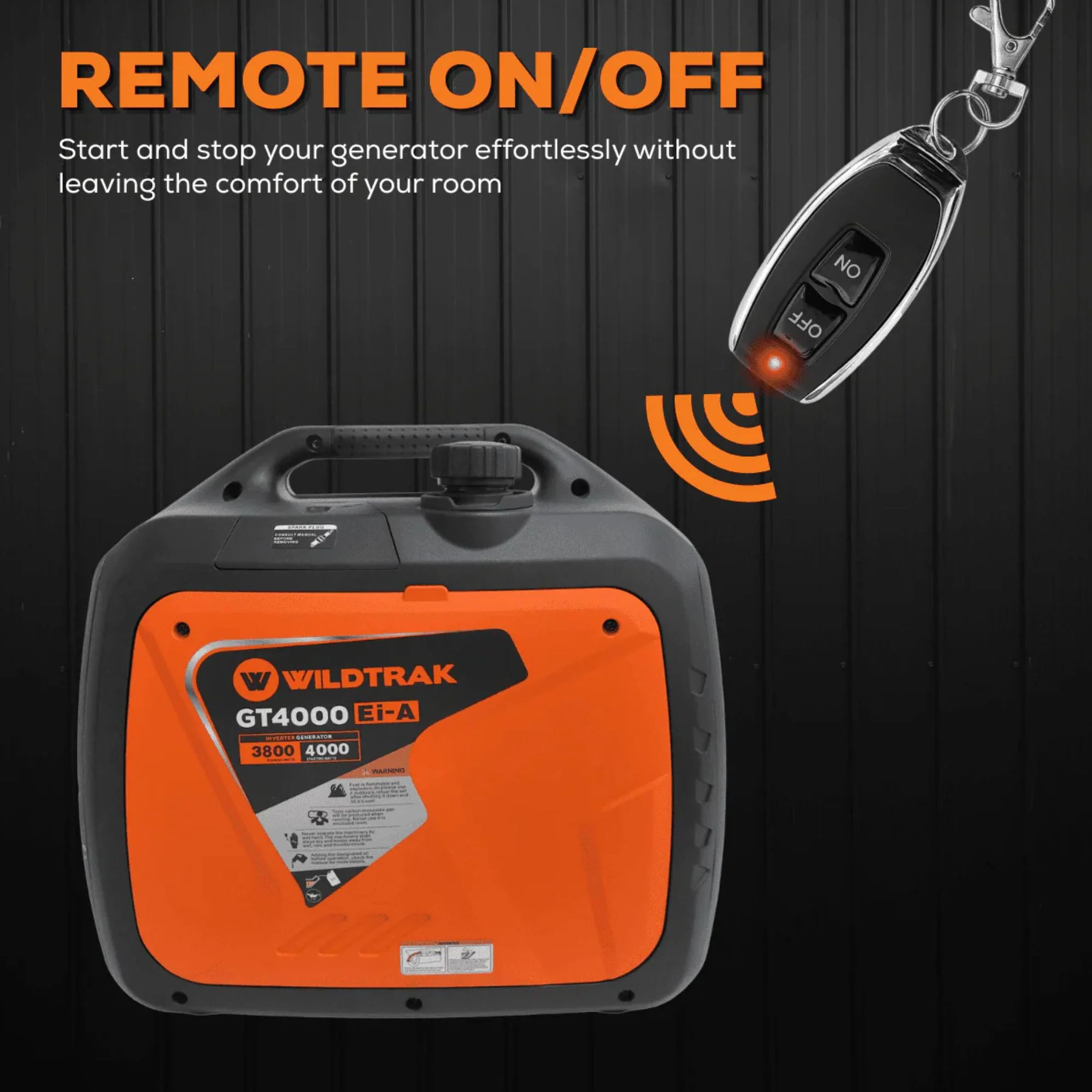 Wildtrak GT4000 Ei-A Pro Silent Inverter Generator | 4.0kW |4000w |Power Station with Remote - Image 3