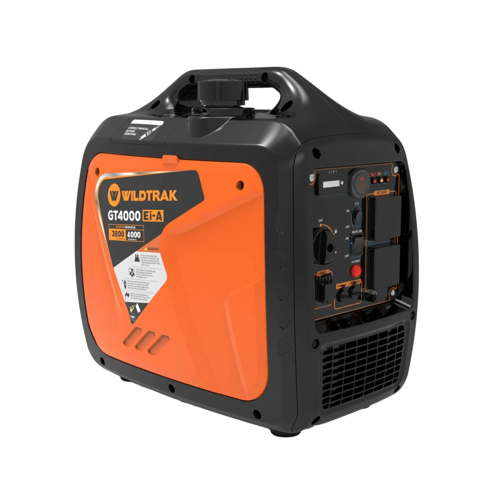 Wildtrak GT4000 Ei-A Pro Silent Inverter Generator | 4.0kW |4000w |Power Station with Remote - Image 4