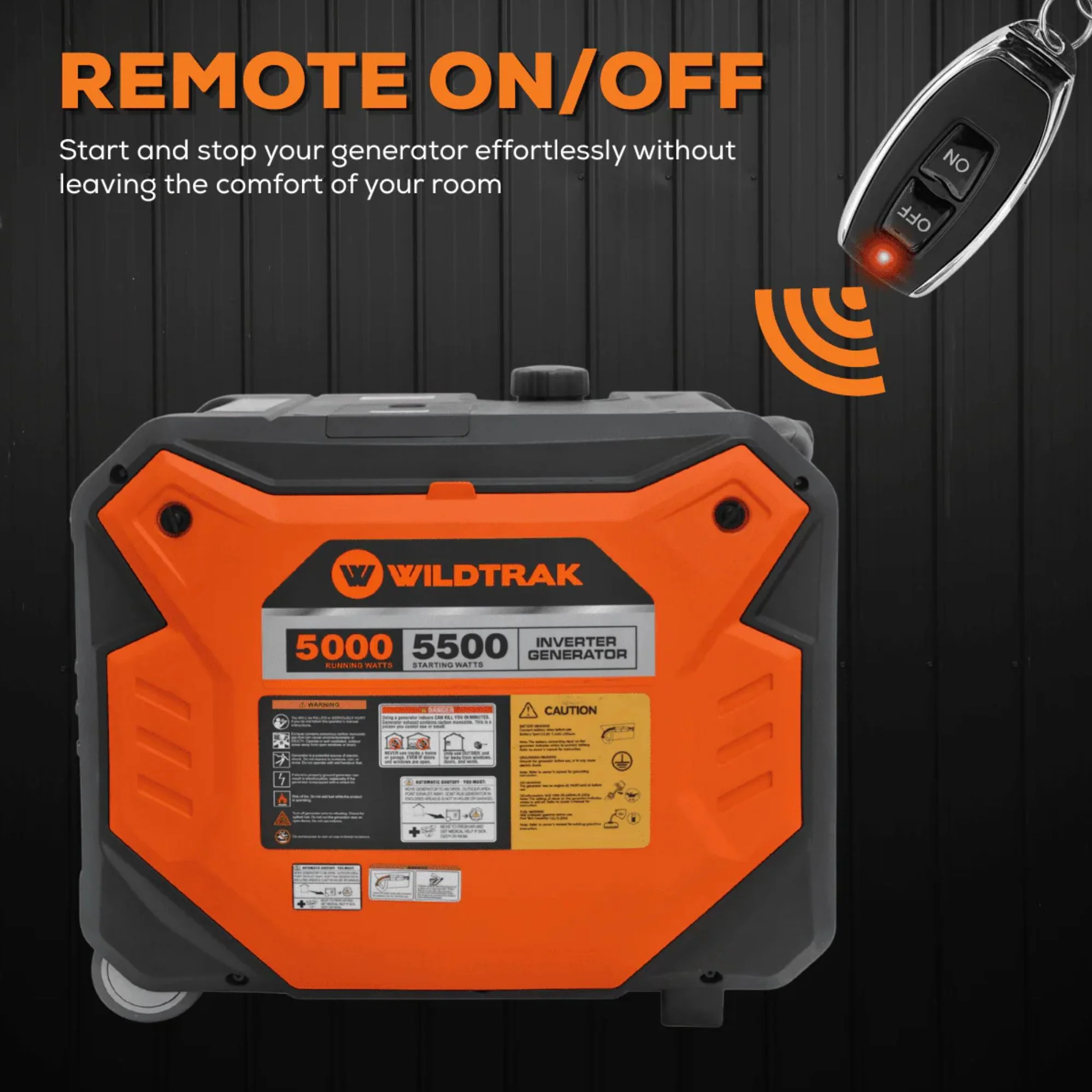 Wildtrak GT5500E i-A Pro Silent Inverter Generator | 5.5 KW |5500w with Remote - Image 3