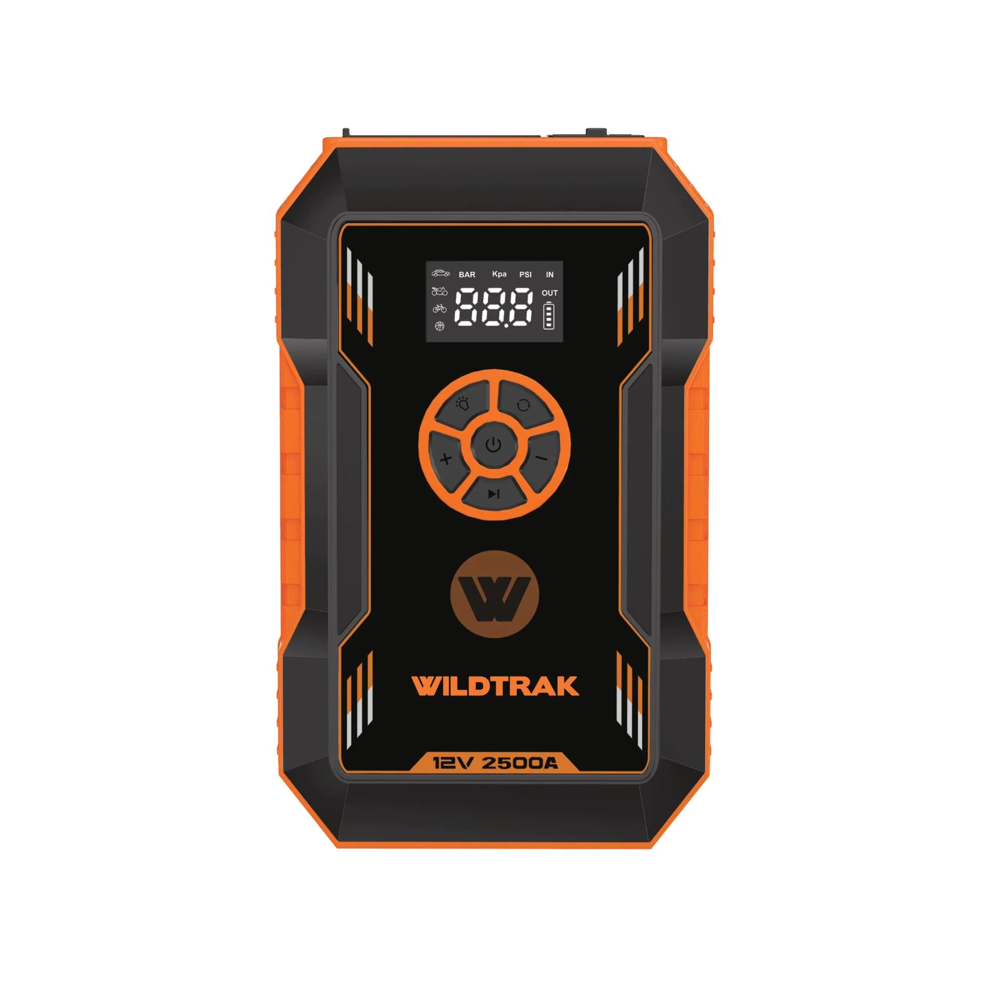 Wildtrak Heavy Duty 2500A Lithium Jump Starter 12000mAh with Tyre Compressor - Image 4