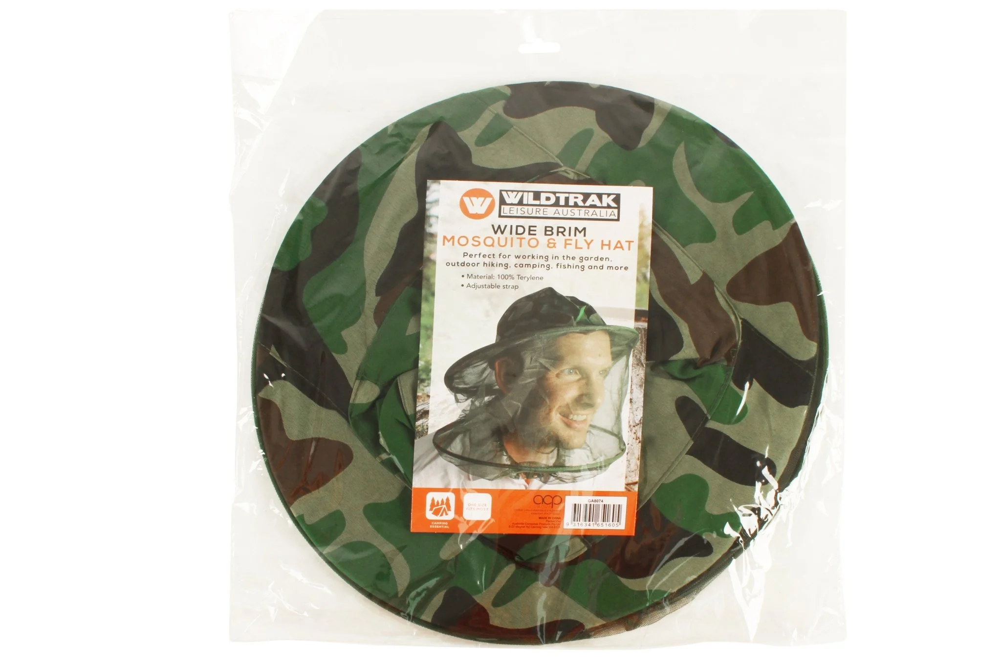 Mosquito Net with Wide Brim Hat - Camo - Image 3