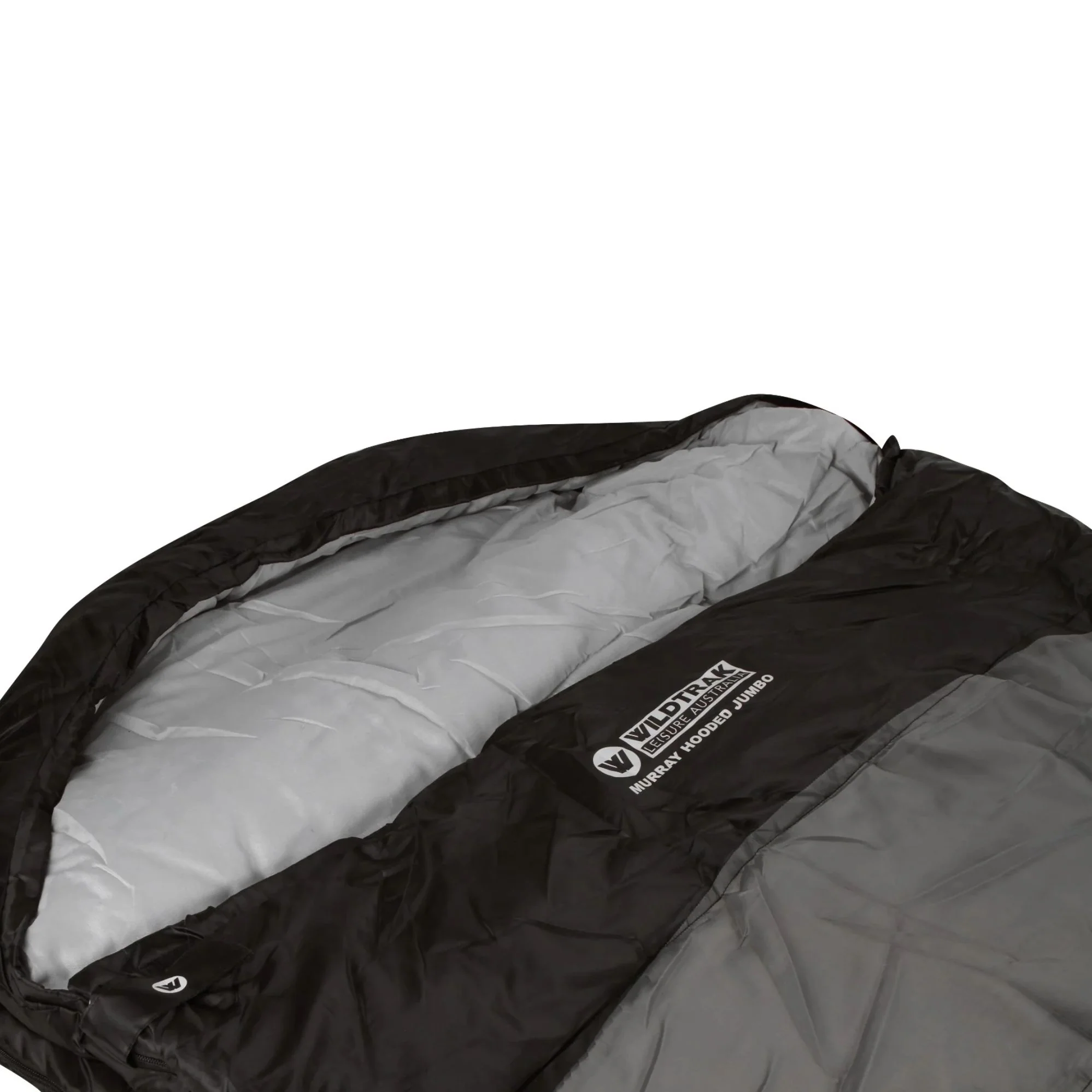 Murray Jumbo Hooded Sleeping Bag, 0-5°C, Breathable Lining, Ripstop Fabric, Auto Lock Zips, Sewn-in Storage Pocket, Hanging Loop, Storage Bag, 90x240cm - Image 4