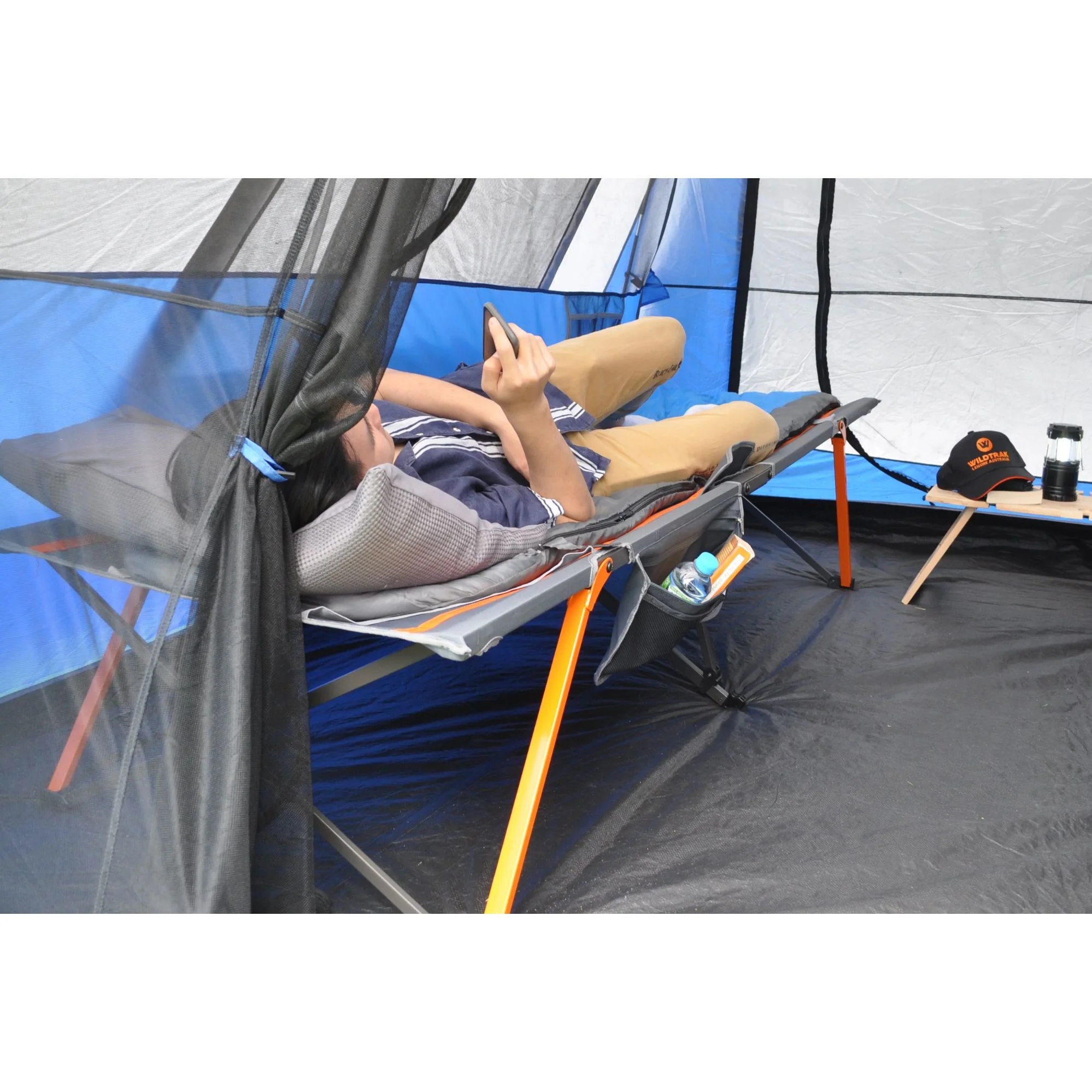 Queen Easy Up Stretcher Bed 200x144x42cm - Image 6