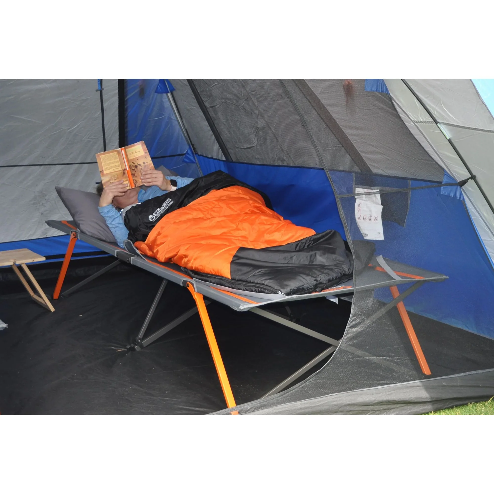 Queen Easy Up Stretcher Bed 200x144x42cm - Image 7