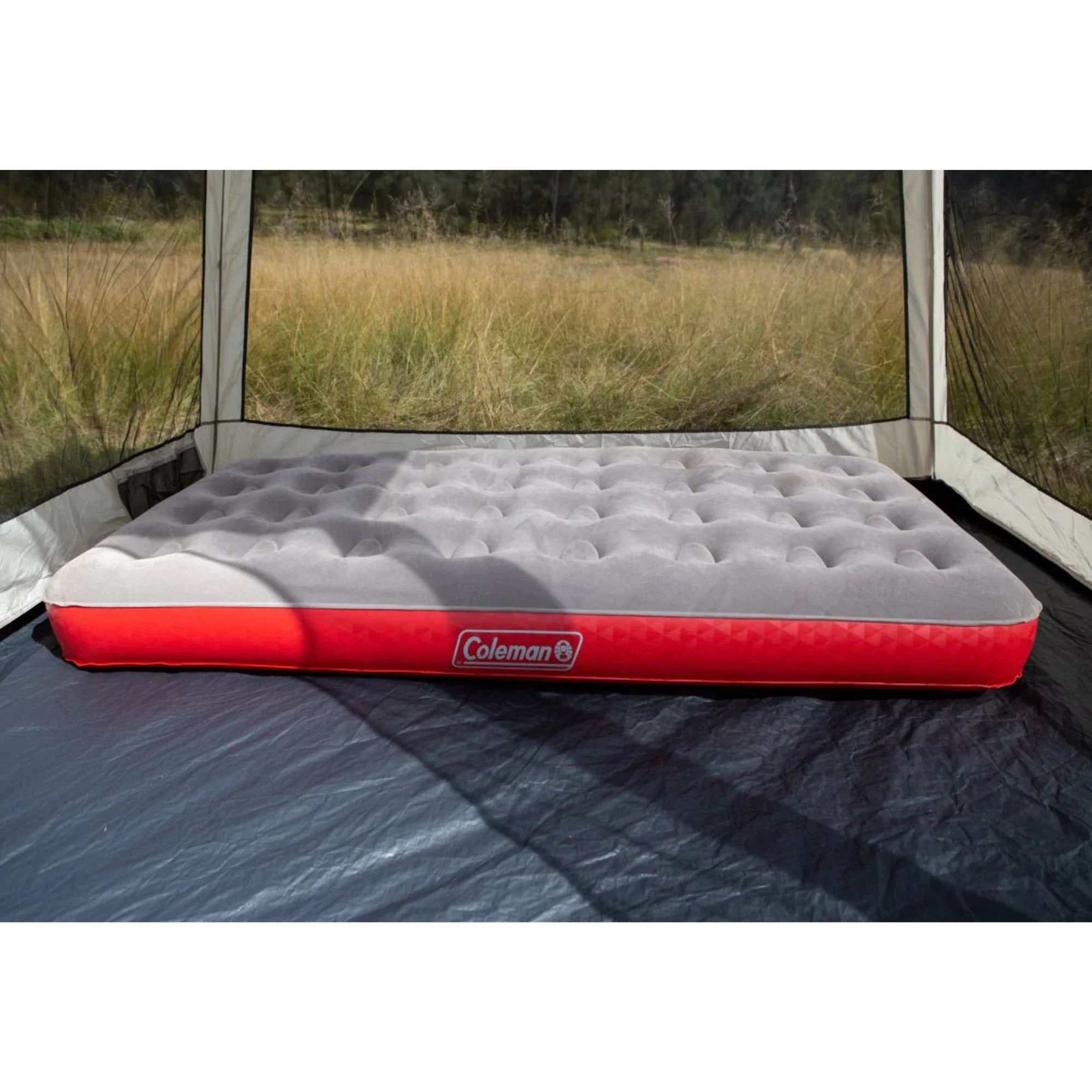 XL Single Quickbed Plus Air Mattress, Heavy Duty PVC , Soft Plush Rayon Flocked Top, Double Lock Valve,  187x 99 x24cm - Image 4