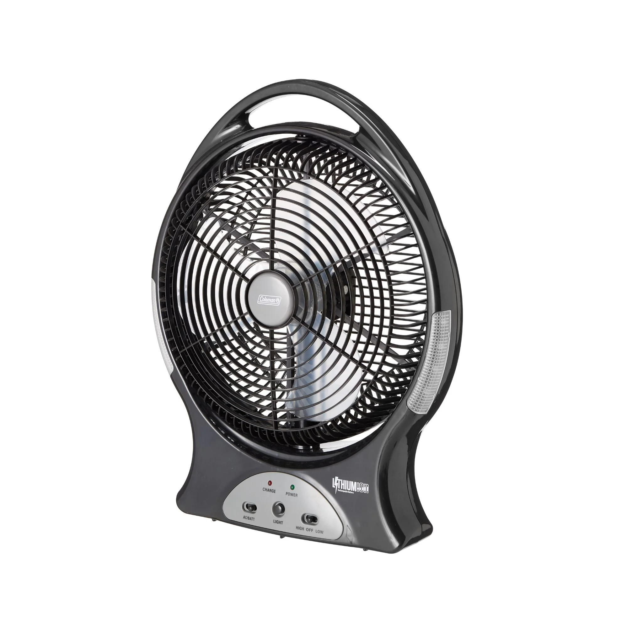 12 Inch/30cm 240V/12V Rechargeable Lithium Ion Fan with LED Lights - Image 3