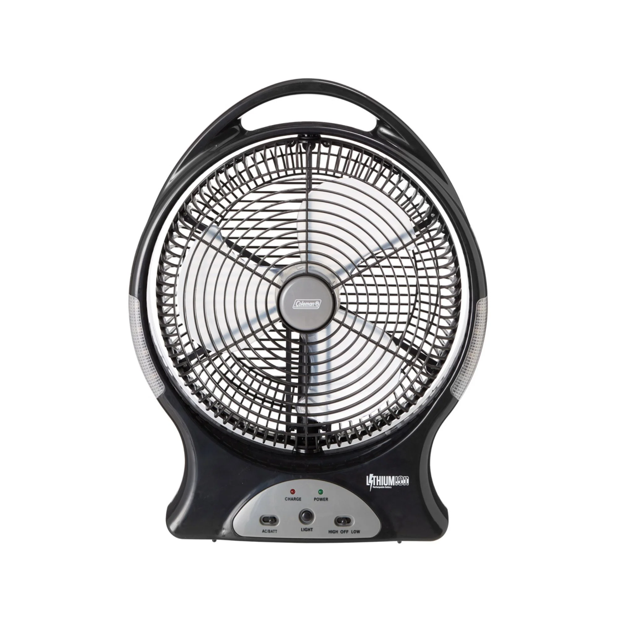 12 Inch/30cm 240V/12V Rechargeable Lithium Ion Fan with LED Lights - Image 4