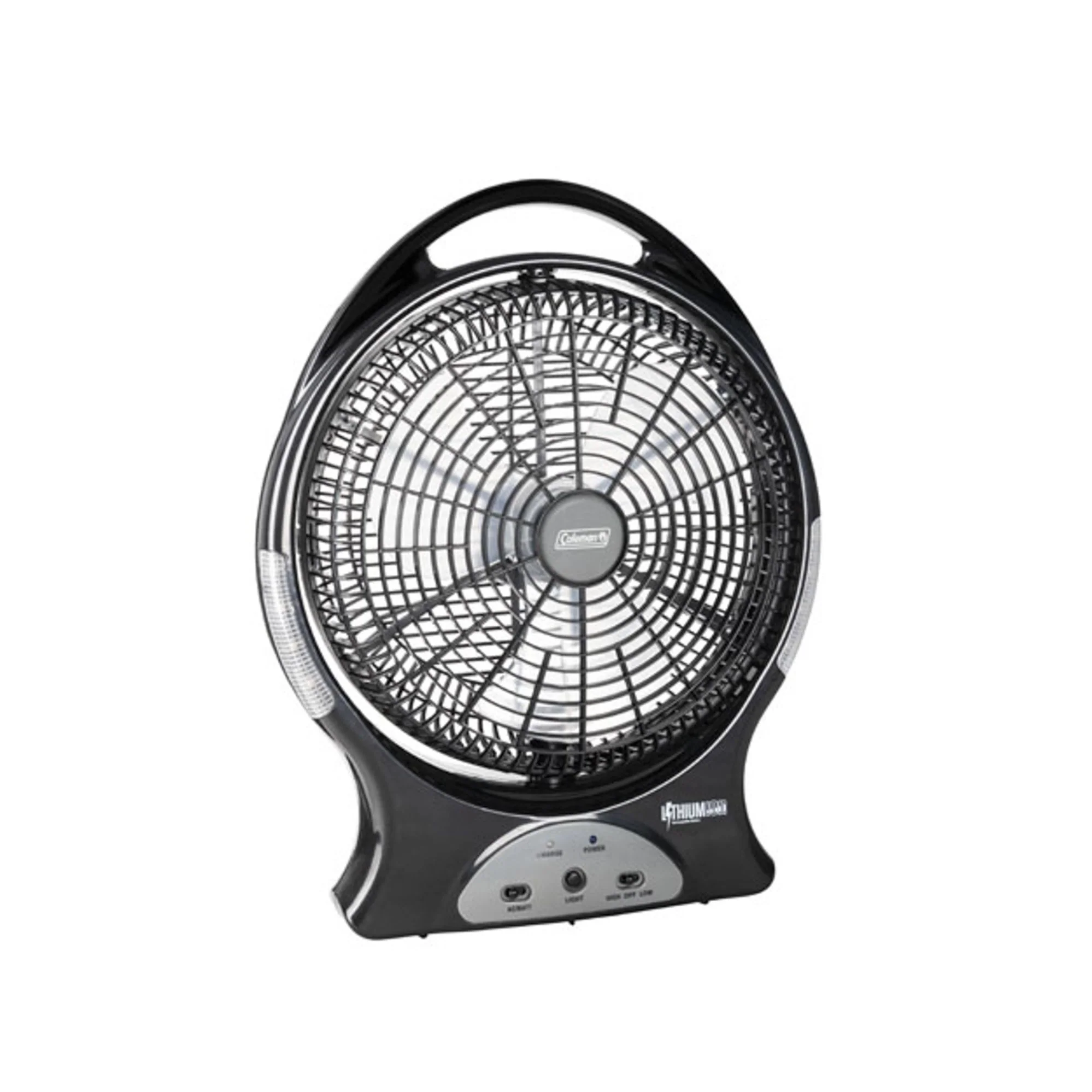 12 Inch/30cm 240V/12V Rechargeable Lithium Ion Fan with LED Lights - Image 5