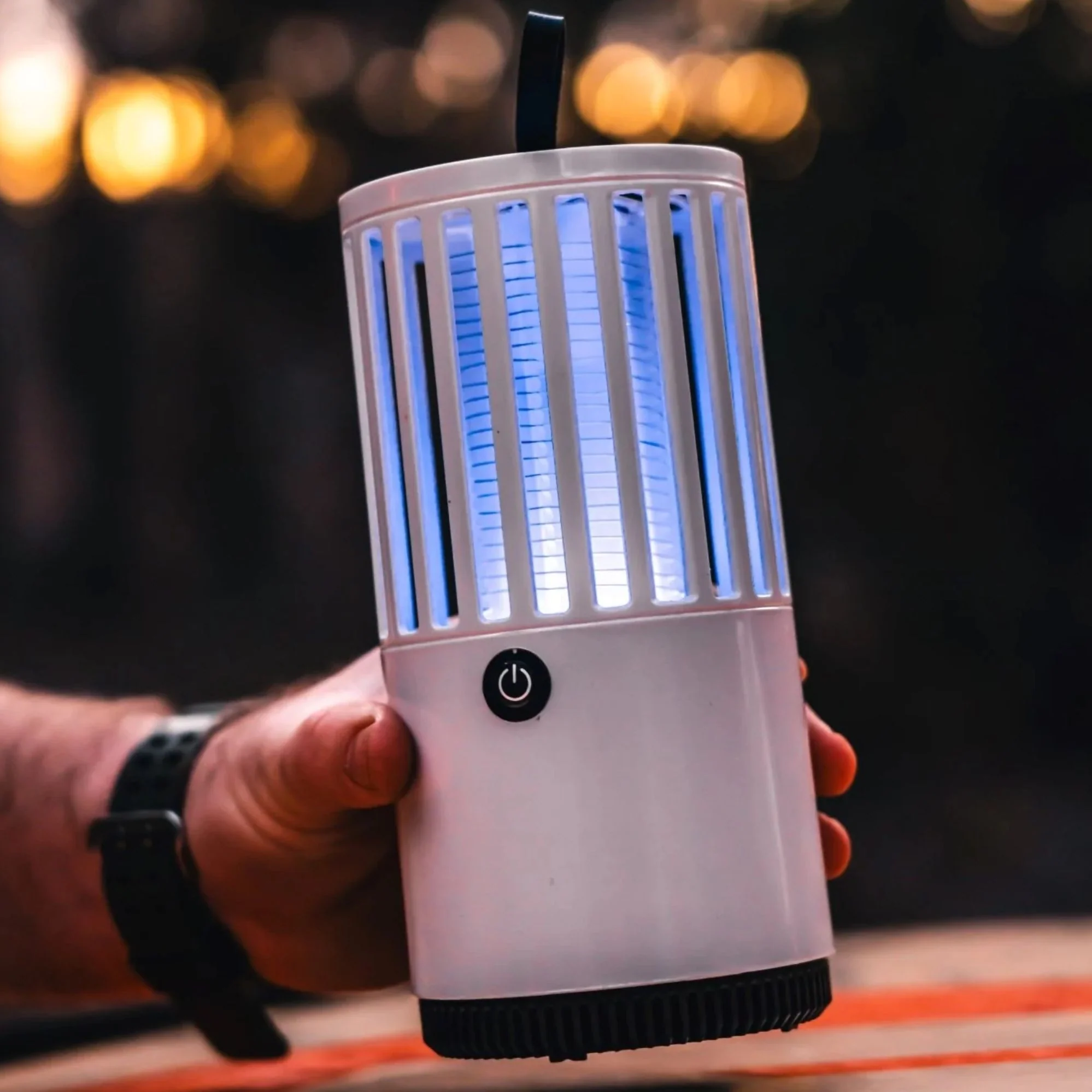 Rechargeable Mosquito Lamp Night Light, Bug Zapper Lamp, USB Charge Cable, Ceiling Hook - Image 3