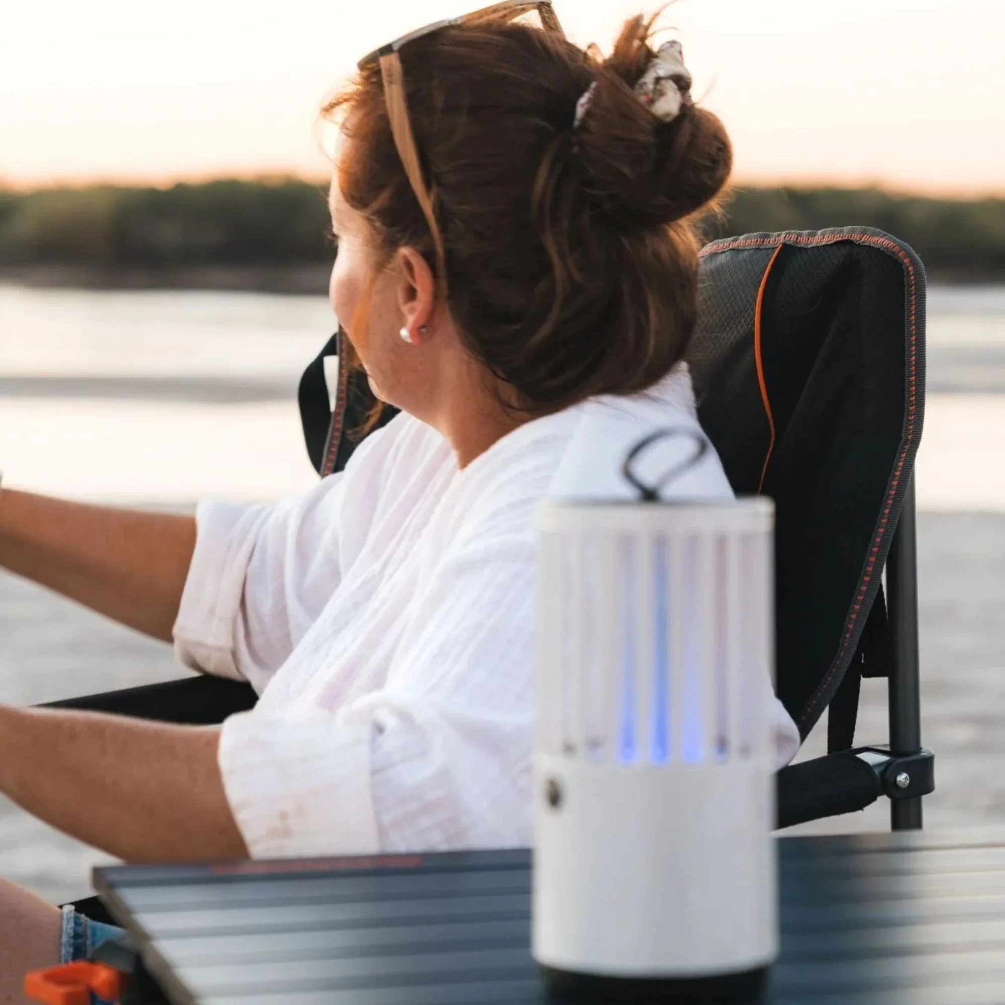 Rechargeable Mosquito Lamp Night Light, Bug Zapper Lamp, USB Charge Cable, Ceiling Hook - Image 5