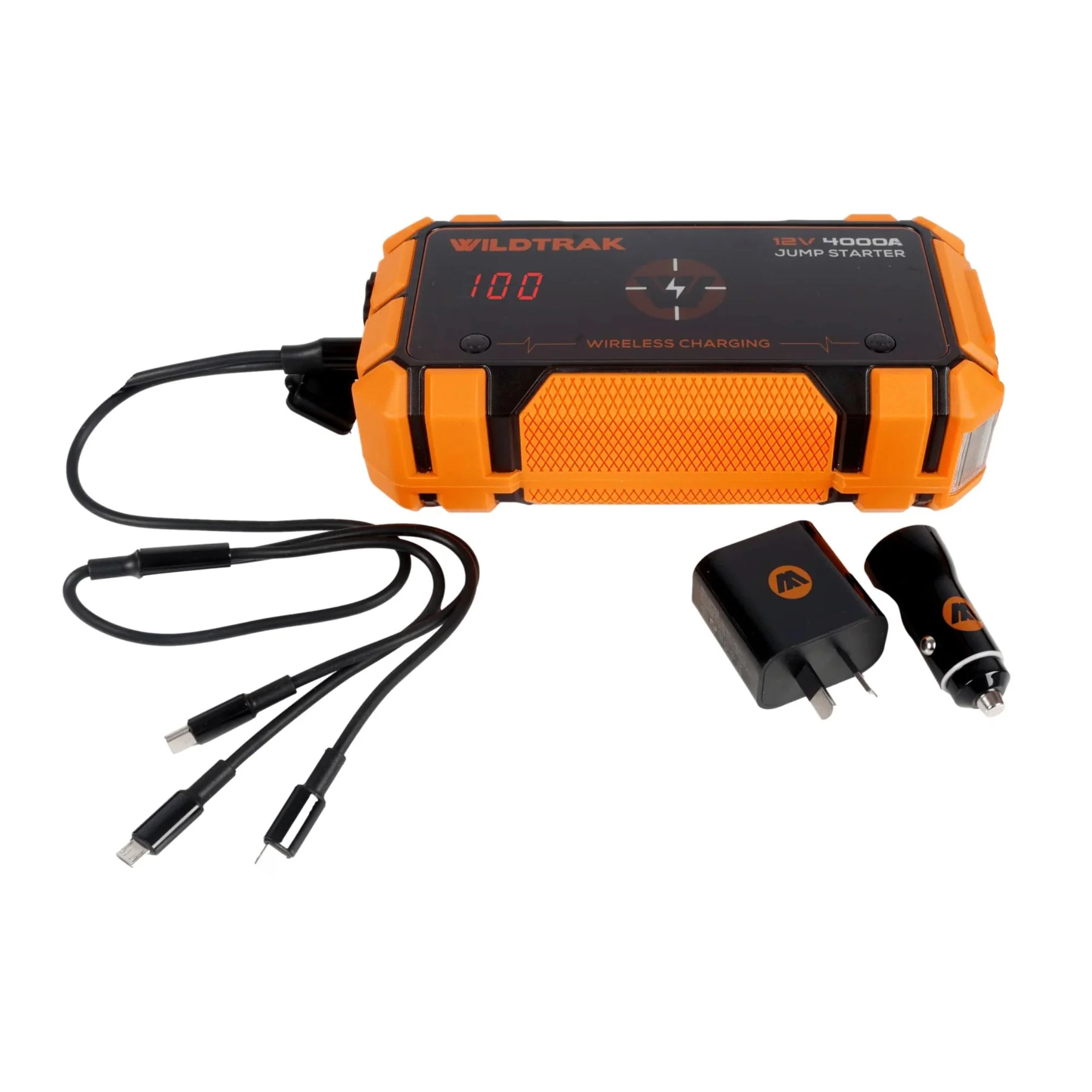 Wildtrak Heavy-Duty 4000A 28KMAH HP Lithium Car & 4WD Jump Starter (Petrol & Diesel) - Image 4