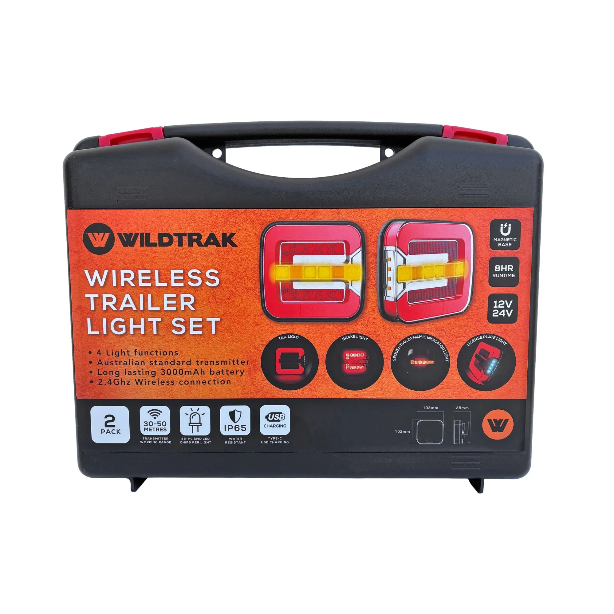 Wildtrak Quikfit Wireless Magnetic Trailer Lights - Image 5
